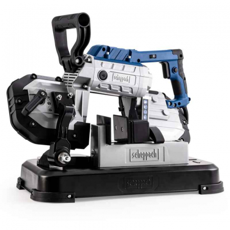 Fierastrau cu banda portabil si baza cu clema pentru metal MBS1200X Scheppach 5901508901, 1200 W, 127 mm [2]