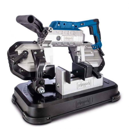 Fierastrau cu banda portabil si baza cu clema pentru metal MBS1200X Scheppach 5901508901, 1200 W, 127 mm [1]