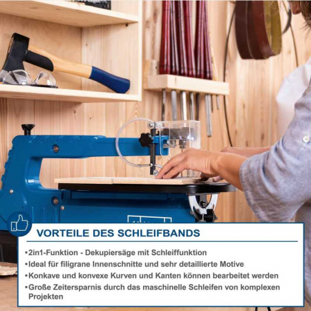 Fierastrau de traforaj DECO SWITCH Scheppach 5901409901, 90 W, 1500 rpm [4]