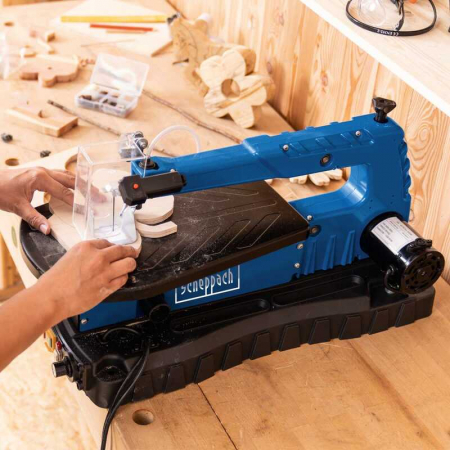 Fierastrau de traforaj DECO SWITCH Scheppach 5901409901, 90 W, 1500 rpm [1]