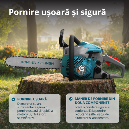 Fierăstrău pe benzină KS CS18G-14C [4]