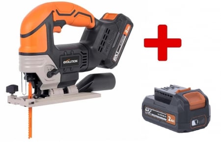 Fierastraie Pendulare de Mana - Fierastrau pendular cu acumulator R90JGS-Li Evolution 103-0001B, 18 V, 2 Ah