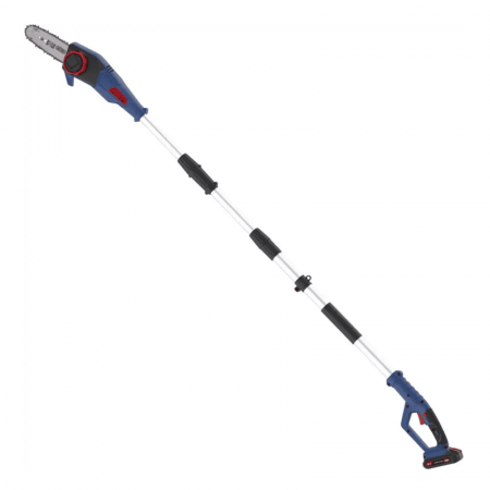 Drujbe & Fierastraie Telescopice - Fierastrau telescopic cu acumulator si incarcator AST 18-201-05 Gude 58594, 18 V, 2 Ah