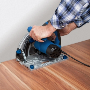 Fierastrau circular de mana cu sina de ghidaj PL55 Scheppach 5901802915, 1200 W, Ø160 mm [8]