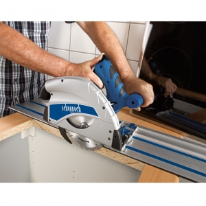 Fierastrau circular de mana cu sina de ghidaj PL55 Scheppach 5901802915, 1200 W, Ø160 mm [6]