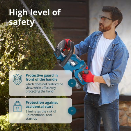 Foarfecă electrică pentru tuns gard viu cu acumulator KS HT-20V [7]