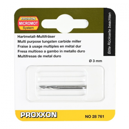 Freza din carbura de tungsten Micromot Proxxon 28761, Ø3 mm