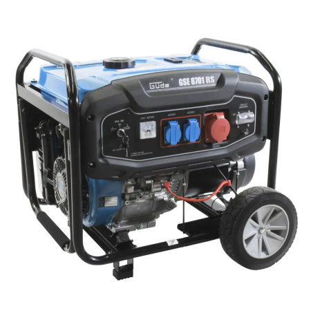 Generator Curent Electric - Generator de curent pe benzina GSE 8701 RS Gude 40731, 3200-7800 W, 13 Cp