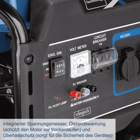 Generator de curent pe benzina SG7100x Scheppach 5906229903, 5400 W [1]