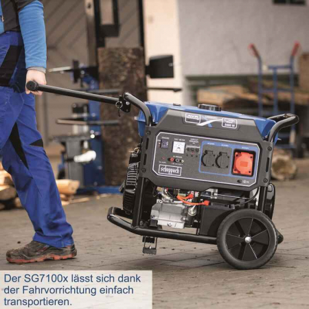 Generator de curent pe benzina SG7100x Scheppach 5906229903, 5400 W [3]