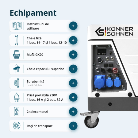 Generator invertor diesel în carcasă insonorizată KS 6500iDE S ATSR [7]