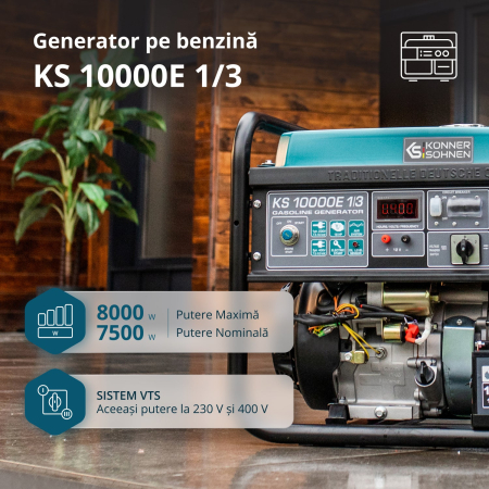 Generator pe benzina "Könner & Söhnen" KS 10000E 1/3 [1]