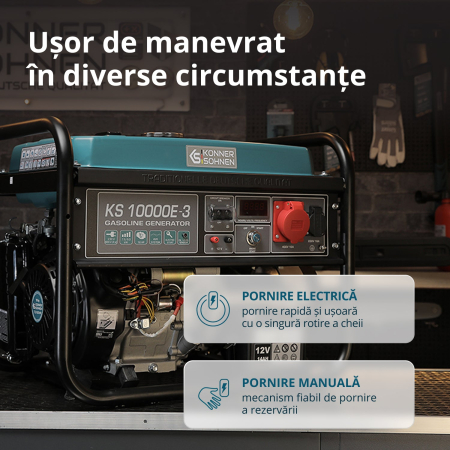 Generator pe benzina "Könner & Söhnen" KS 10000E-3 [3]