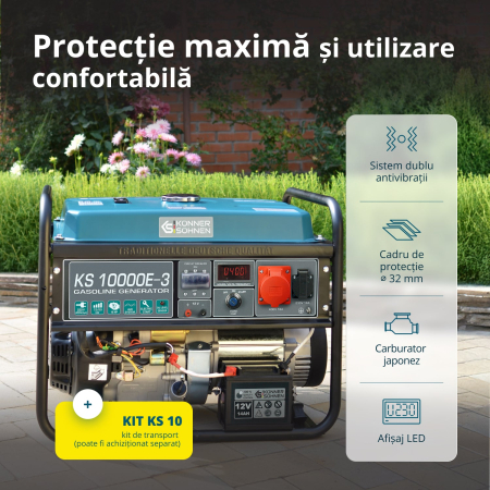 Generator pe benzina "Könner & Söhnen" KS 10000E-3 [7]
