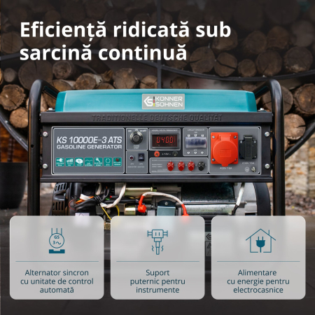 Generator pe benzina "Könner & Söhnen" KS 10000E-3 ATS [5]