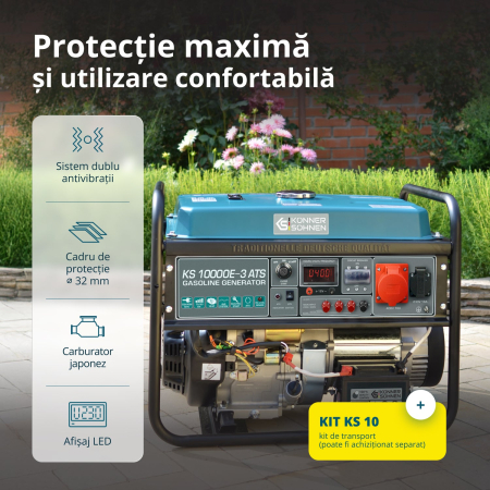 Generator pe benzina "Könner & Söhnen" KS 10000E-3 ATS [8]