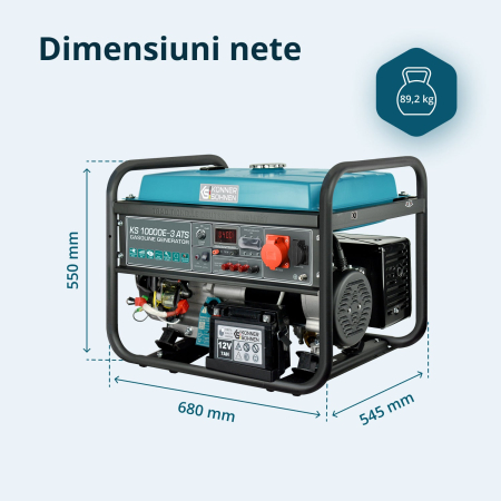 Generator pe benzina "Könner & Söhnen" KS 10000E-3 ATS [9]