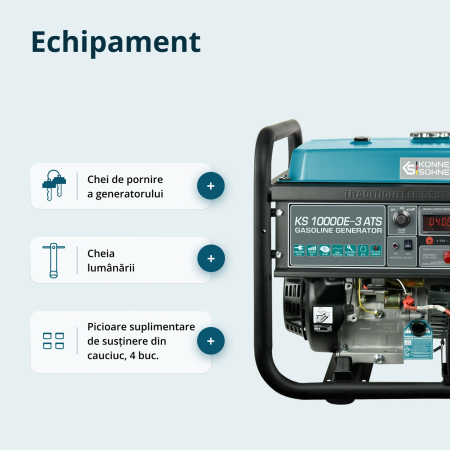 Generator pe benzina "Könner & Söhnen" KS 10000E-3 ATS [7]