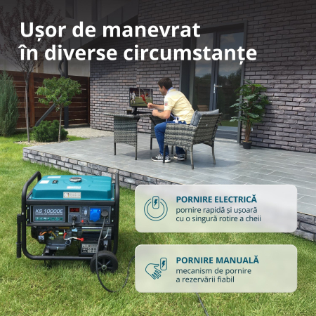Generator pe benzina "Könner & Söhnen" KS 10000E [3]