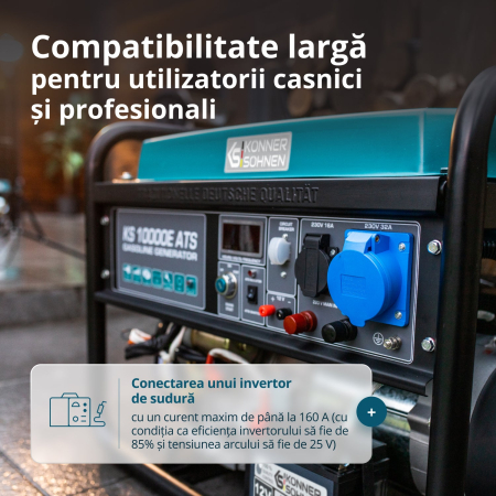 Generator pe benzina "Könner & Söhnen" KS 10000E ATS [8]