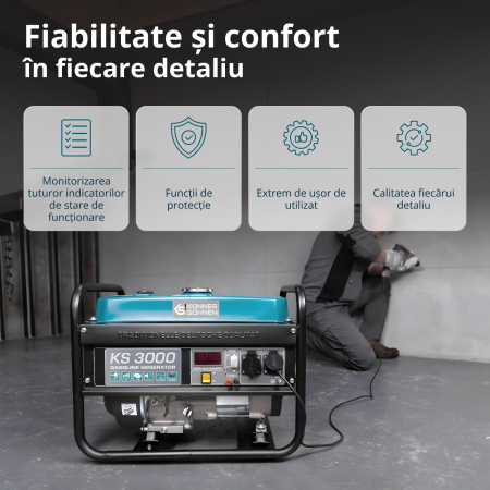 Generator pe benzina "Könner & Söhnen" KS 3000 [2]