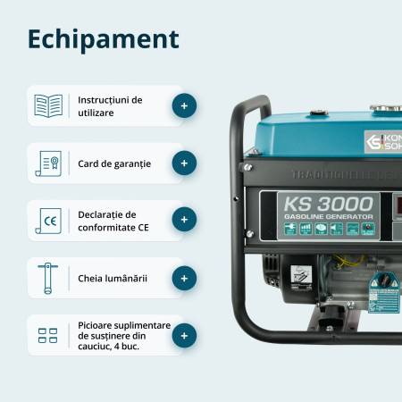 Generator pe benzina "Könner & Söhnen" KS 3000 [6]