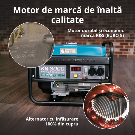Generator pe benzina "Könner & Söhnen" KS 3000 [3]