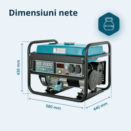 Generator pe benzina "Könner & Söhnen" KS 3000 [8]