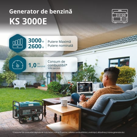 Generator pe benzina "Könner & Söhnen" KS 3000E [0]