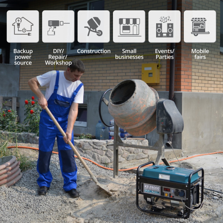 Generator pe gaz/benzina "Könner & Söhnen" KS 2900G [7]