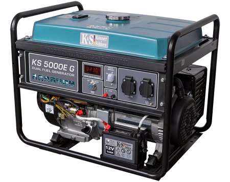 Generator pe gaz/benzina "Könner & Söhnen" KS 5000E G [4]