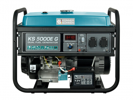 Generator pe gaz/benzina "Könner & Söhnen" KS 5000E G [1]