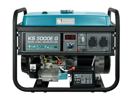 Generator pe gaz/benzina "Könner & Söhnen" KS 5000E G [2]