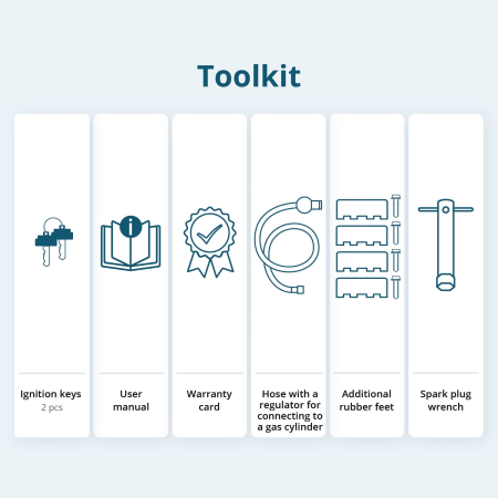 Generator pe gaz/benzina "Könner & Söhnen" KS 7000E G [9]