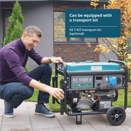 Generator pe gaz/benzina "Könner & Söhnen" KS 7000E G [8]