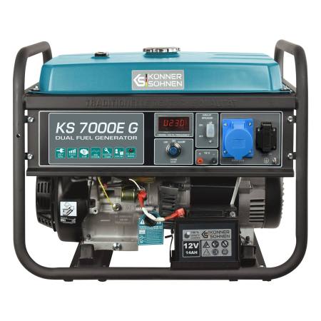 Generator pe gaz/benzina "Könner & Söhnen" KS 7000E G [12]