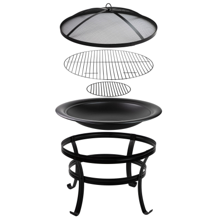 Gratar cu vatra de foc pentru gradina Girona Dema 17492, Ø620 mm [1]