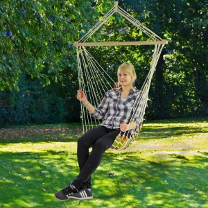 Hamac cu spatar Dema 94017,100 x 49 cm, 120 kg [4]