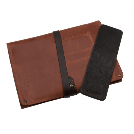 Centura Piele Scule (Brau) - Husa din piele pentru cutite si dalti de sculptura BeaverCraft TR8X