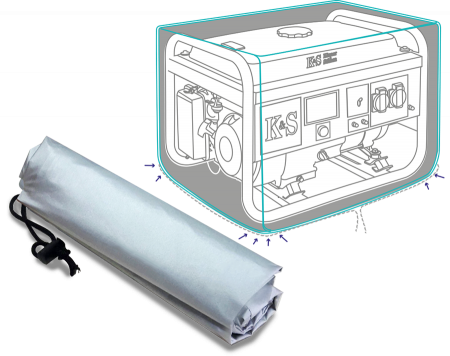 Generator Curent Electric - Husă pentru generator KS Cover 10