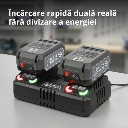 Încărcător dublu pentru baterii reîncărcabile 20V KS C45A-2 [1]