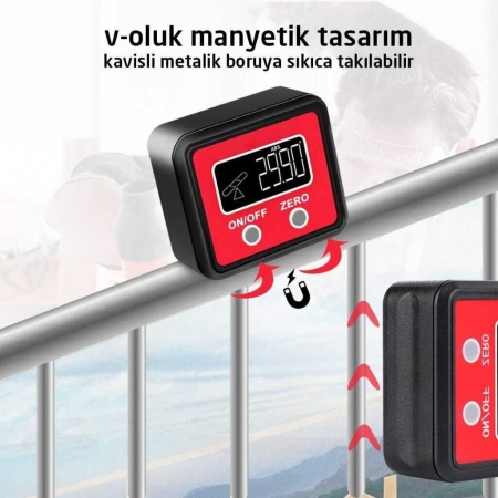 Inclinometru digital ROX Wood 153ROX0095, 4 x 90° [6]