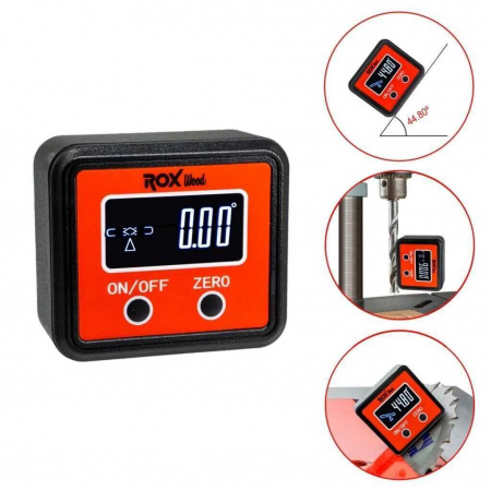 Inclinometru digital ROX Wood 153ROX0095, 4 x 90° [2]