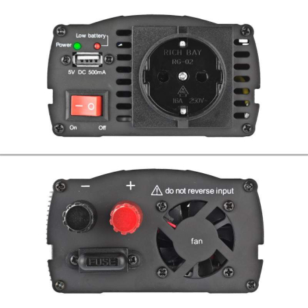 Invertor de tensiune SPW 300/600 Dema 94176, 12-230 V, 300-600 W [3]