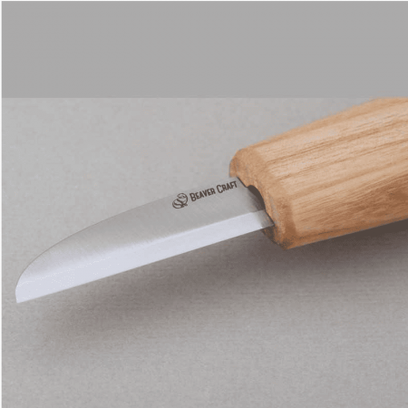 Lama pentru cutit cu lama dreapta de sculptura in lemn BeaverCraft BC5 [1]