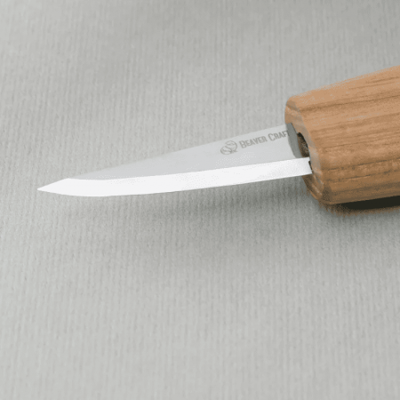 Lama pentru cutit de cioplit inclinat in lemn BeaverCraft BC13 [1]