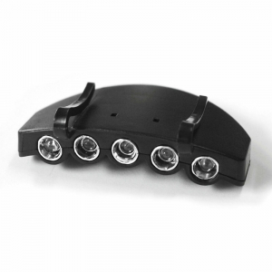 Corpuri de Iluminat - Lanterna cu sistem de prindere pe sapca pentru vanatoare si pescuit Dema 30219, 5 LED-uri