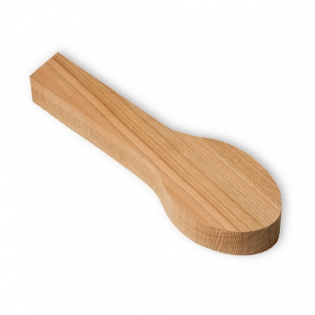 Scule Tamplarie - Lemn din cires pentru modelat lingurita BeaverCraft B6 Cherry, 150 mm