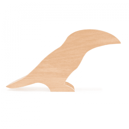 Scule de Mana - Lemn din tei pentru modelat Tucan BeaverCraft Bird Toucan, 190 mm