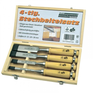 Scule Tamplarie - Set de dalti pentru lemn Mannesmann 66104, 4 piese